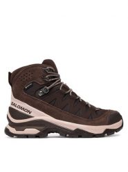 Salomon Trekkingi Quest Echo GTX L47968500 L47968500 Brązowy. Brązowe obuwie trekkingowe damskie Salomon, ze skóry, bez zapięcia. Za 859.99 zł.