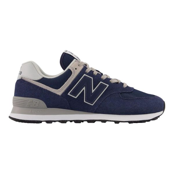 New Balance Sneakers Unisex Lifestyle Shoes - Mtz - Skóra / Materiał Dorosłych. Niebieskie buty sportowe męskie New Balance, bez wzorów, z gumy, bez zapięcia, trekkingowe. Za 449.00 zł.