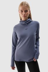 4F Bielizna termoaktywna drapana (góra) damska - granatowa M. Niebieskia bielizna sportowa damska 4F, m, bez wzorów, z dzianiny. W wyprzedaży za 129.99 zł.