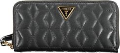 Guess Jeans PORTFEL DAMSKI GUESS JEANS CZARNY uniwersal. Czarne portfele damskie Guess Jeans, z jeansu. Za 339.05 zł.
