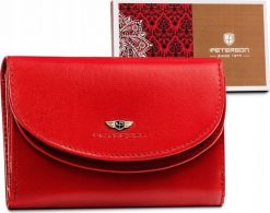 Peterson Klasyczny, skórzany portfel damski na zatrzask Peterson NoSize. Portfele damskie Peterson. Za 178.95 zł.