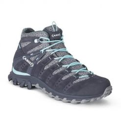 Buty trekkingowe damskie Aku Alterra Lite Mid Gtx. Niebieskie obuwie trekkingowe damskie Aku, z materiału, bez zapięcia. Za 746.00 zł.