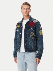 Tommy Jeans Kurtka jeansowa Ryan DM0DM23488 Granatowy Regular Fit. Niebieskie kurtki męskie Tommy Jeans, l, bez wzorów, z bawełny, bez kaptura. Za 1,199.00 zł.