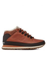 New Balance Trzewiki Classics H754LFT Brązowy. Brązowe botki męskie New Balance, bez wzorów, z materiału, bez obcasa, bez zapięcia. Za 599.99 zł.