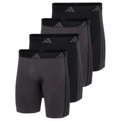 Bokserki Active Micro Stretch 4 pak. Bokserki męskie Adidas, bez wzorów, z materiału. Za 351.00 zł.