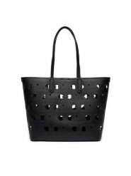 MICHAEL Michael Kors Torebka 30S4SZAT7P Czarny. Czarne shopperki damskie MICHAEL Michael Kors, bez wzorów, ze skóry, bez dodatków. Za 899.99 zł.