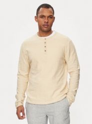 INDICODE Sweter Mattiaxa 30-458 Beżowy Regular Fit. Brązowe swetry męskie INDICODE, m, bez wzorów, z bawełny, bez kołnierzyka, bez ramiączek. Za 79.99 zł.