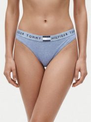 Tommy Hilfiger Figi klasyczne UW0UW06038 Niebieski jasny. Niebieskie majtki damskie Tommy Hilfiger, z bawełny. Za 99.99 zł.