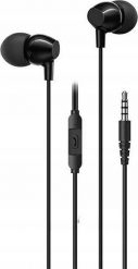 Słuchawki Usams Słuchawki z mikrofonem USAMS EP-47 stereo Jack 3,5mm czarne. Czarne słuchawki dokanałowe Usams. Za 16.36 zł.