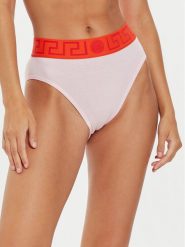 Versace Figi klasyczne z wysokim stanem AUD01050 1A1001 Różowy. Czerwone majtki damskie Versace, z bawełny. Za 199.99 zł.