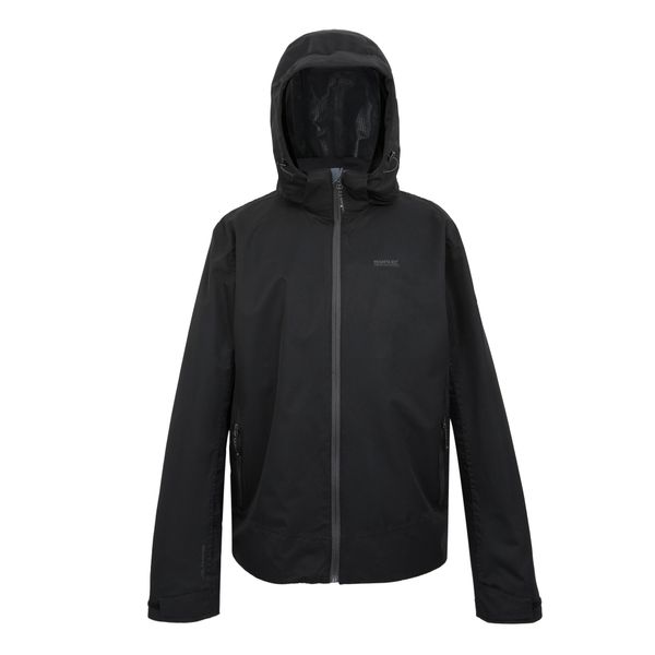Męska Kurtka Wodoodporna Oakhowe. Niebieskie kurtki męskie Regatta, m, bez wzorów, z materiału, z kapturem. Za 293.99 zł.