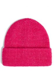 Marie Lund Czapka Kobiety Sztuczne włókno wyrazisty róż, ONE SIZE. Czerwone czapki damskie Marie Lund, bez wzorów, z włókna. Za 149.95 zł.