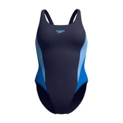 Strój kąpielowy jednoczęściowy damski na basen Speedo Colourblock 2.0. Niebieskie stroje kąpielowe damskie Speedo, s, bez wzorów, z elastanu. Za 189.00 zł.