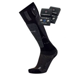 Zestaw skarpety baterii ski doroslych Therm-ic Set Heat Uni + S-Pack 1400 B. Czarne skarpetki damskie THERM-IC, bez wzorów. W wyprzedaży za 969.70 zł.