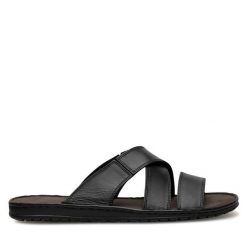 Klapki Lasocki. Czarne klapki męskie Lasocki, bez wzorów, bez zapięcia. Za 129.99 zł.