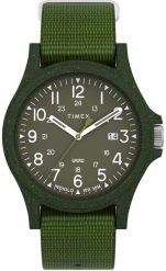 Zegarek męski Timex TW2V96000 zielony. Zielone zegarki męskie Timex, bez wzorów. Za 679.29 zł.