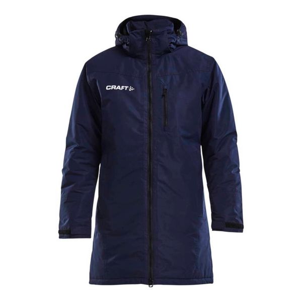 Parka Craft. Czarne parki męskie Craft, l, bez wzorów, z materiału, klasyczne, bez kołnierzyka, bez kaptura. Za 486.00 zł.