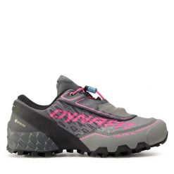 Buty do biegania Dynafit. Szare obuwie sportowe damskie Dynafit, bez wzorów, z gore-texu, bez zapięcia, do biegania, gore-tex. Za 579.99 zł.