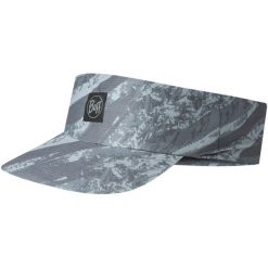 Czapka z daszkiem BUFF PACK SPEED VISOR EUKAR ASH. Niebieskie czapki damskie Buff, na lato, bez wzorów, z elastanu, sportowe. Za 94.99 zł.