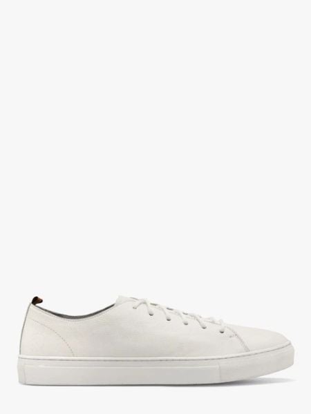 Białe półbuty sportowe. Białe buty sportowe męskie Ryłko, bez wzorów, ze skóry, bez zapięcia. W wyprzedaży za 249.99 zł.