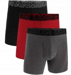 Under Armour Bokserki męskie UNDER ARMOUR Szare - 3 PAK Performance XXXL. Szare bokserki męskie Under Armour, bez wzorów. Za 130.90 zł.