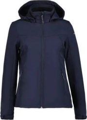 Icepeak Icepeak moteriška softshell parka AGARAM, tamsiai mėlyna. Parki damskie Icepeak, m, bez wzorów, z softshellu, bez kaptura. Za 348.59 zł.