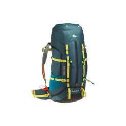 Plecak turystyczny Forclaz 70 Easyfit. Zielone plecaki męskie QUECHUA, bez wzorów, z materiału. Za 399.99 zł.