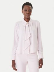 Rinascimento Koszula CFC0127637003 Różowy Regular Fit. Czerwone koszule damskie Rinascimento, xs, bez wzorów, z syntetyku, biznesowe, bez kołnierzyka, bez ramiączek. Za 499.99 zł.