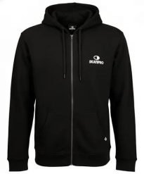 Odzież Bluza sportowa unisex SkatePro Zip Bluza z kapturem - S - Czarny. Biała bluzy damskie SKATEPRO, s, bez wzorów, z bawełny, klasyczne, bez ramiączek, z kapturem. Za 194.99 zł.
