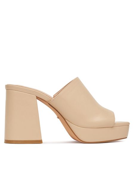 DeeZee Klapki KK5606-1 Beżowy. Brązowe klapki damskie DeeZee, bez wzorów, z materiału, bez obcasa, bez zapięcia. Za 149.99 zł.