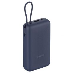 Xiaomi 33W 20000 mAh z wbudowanym kablem niebieski. Niebieskie powerbanki . Za 119.90 zł.