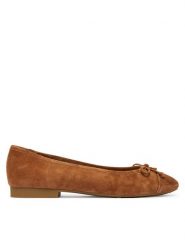 MICHAEL Michael Kors Baleriny Piper 40T6PIFP1S Brązowy. Brązowe balerinki damskie MICHAEL Michael Kors, bez wzorów, ze skóry, bez obcasa, bez zapięcia. Za 609.99 zł.