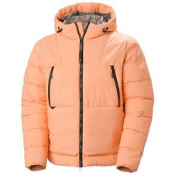 Kurtka narciarska Helly Hansen W22 Arc. Brązowe kurtki sportowe damskie Helly Hansen, na zimę, bez wzorów, z puchu, bez ramiączek, bez kaptura, narciarskie. W wyprzedaży za 1,914.00 zł.