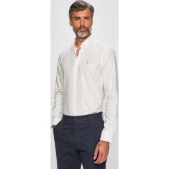 Tommy Hilfiger Tailored - Koszula. Białe koszule męskie Tommy Hilfiger Tailored, bez wzorów, z bawełny, casualowe, bez kołnierzyka, bez ramiączek. Za 299.90 zł.