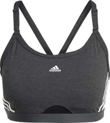 Adidas Stanik damski adidas Aeroreact Training Light-Support 3-Stripes Bra ciemnoszary HC7870 M. Szare bielizna sportowa damska Adidas, m, bez wzorów. Za 149.41 zł.