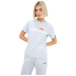Koszulka damska Ellesse Albany. Niebieskie bluzki damskie Ellesse, s, bez wzorów, casualowe, bez kołnierzyka, bez ramiączek. Za 69.99 zł.