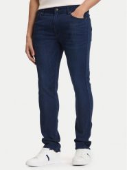 Guess Jeansy M6GAS2 D1086 Granatowy Slim Tapered Fit. Niebieskie jeansy męskie Guess, z jeansu. Za 569.99 zł.