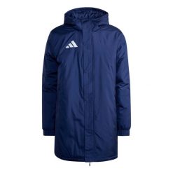 Kurtka męska adidas Entrada Stadium. Białe kurtki męskie Adidas, m, bez wzorów, z materiału, sportowe, bez kaptura. Za 282.99 zł.