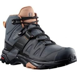 Buty trekkingowe damskie Salomon X Ultra 4 Mid Gtx W. Czerwone obuwie trekkingowe damskie Salomon, z materiału, bez zapięcia. Za 799.00 zł.