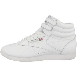 Damskie trampki na co dzień Reebok F S HI 100000103 Biały. Białe trampki i tenisówki damskie Reebok, bez wzorów, z materiału, bez zapięcia. Za 329.00 zł.