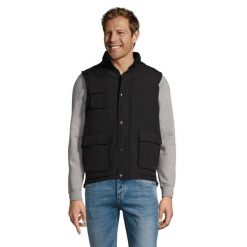 Kurtka Unisex Dla Dorosłych Wells Ripstop. Czarne kurtki męskie SOL'S, m, bez wzorów, bez kaptura. Za 357.99 zł.