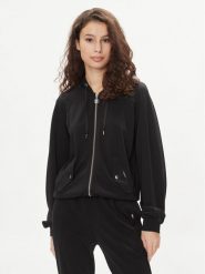 Liu Jo Bluza TA4273 J5942 Czarny Regular Fit. Czarne bluzy damskie Liu Jo, s, bez wzorów, z syntetyku, bez ramiączek, bez kaptura. Za 399.99 zł.