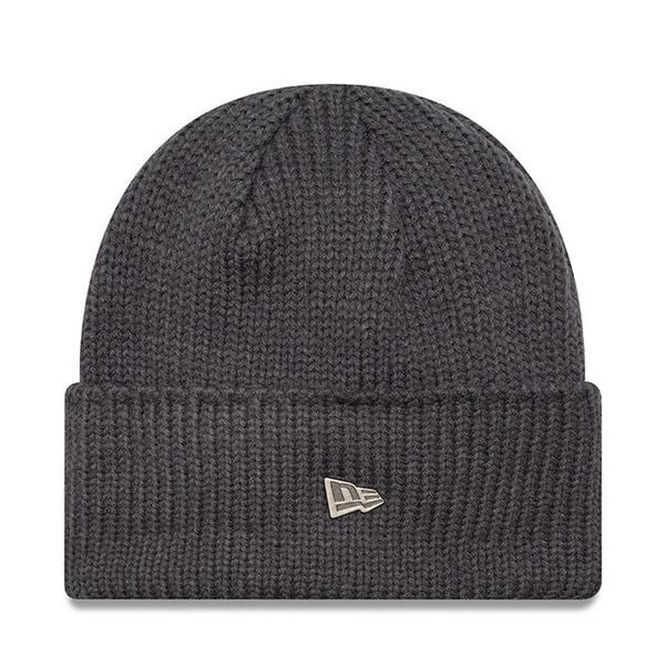 Czapka New Era. Szare czapki damskie New Era, na zimę, bez wzorów. Za 139.99 zł.