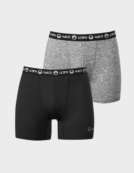 Bokserki męskie Halti Boxers 2-pack. Czarne bokserki męskie Halti, bez wzorów, z elastanu. Za 199.99 zł.