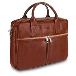 Torba męska skórzana Tizano TM11 brązowa. Brązowe torby na ramię męskie TIZANO, z jeansu, na ramię. Za 434.00 zł.
