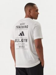 Adidas T-Shirt Category Training Graphic JM8976 Écru Regular Fit. Koszulki sportowe męskie Adidas, m, bez wzorów, z bawełny, bez ramiączek, na fitness i siłownię. Za 149.99 zł.