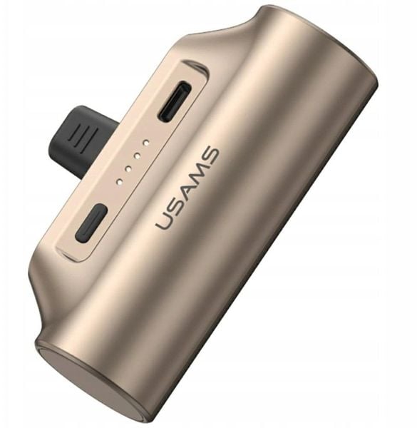 Powerbank Usams Powerbank PB79 Mini Tail Plug Portable 3000mAh USB-C beżowy. Brązowe powerbanki Usams. Za 28.40 zł.