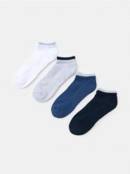 Krótkie skarpetki 4 pack - wielobarwny. Skarpety męskie Sinsay, bez wzorów. Za 12.99 zł.