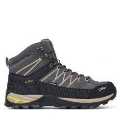 Trekkingi CMP. Szare botki męskie CMP, bez wzorów, sportowe, bez obcasa, bez zapięcia. Za 529.99 zł.