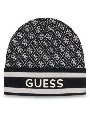 Guess Czapka W4BZ21 Z3JD2 Czarny. Czarne czapki damskie Guess, na zimę, z aplikacjami, z poliesteru. Za 174.99 zł.
